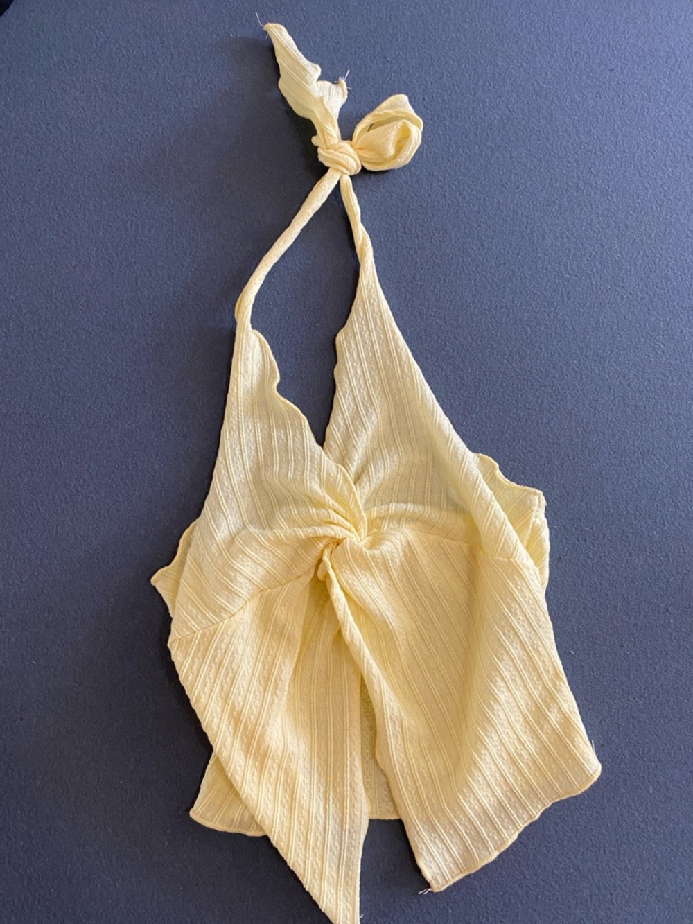 SHEIN Yellow Knotted Halter Tank Top + 3 other items
